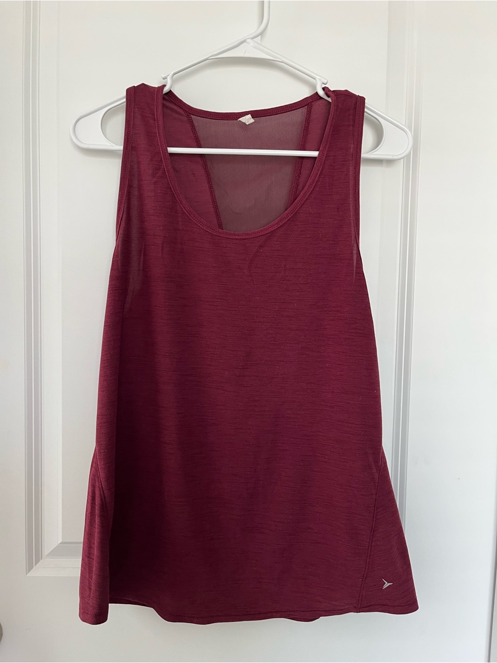 Old Navy Athletic Burgundy Racerback Tank Top